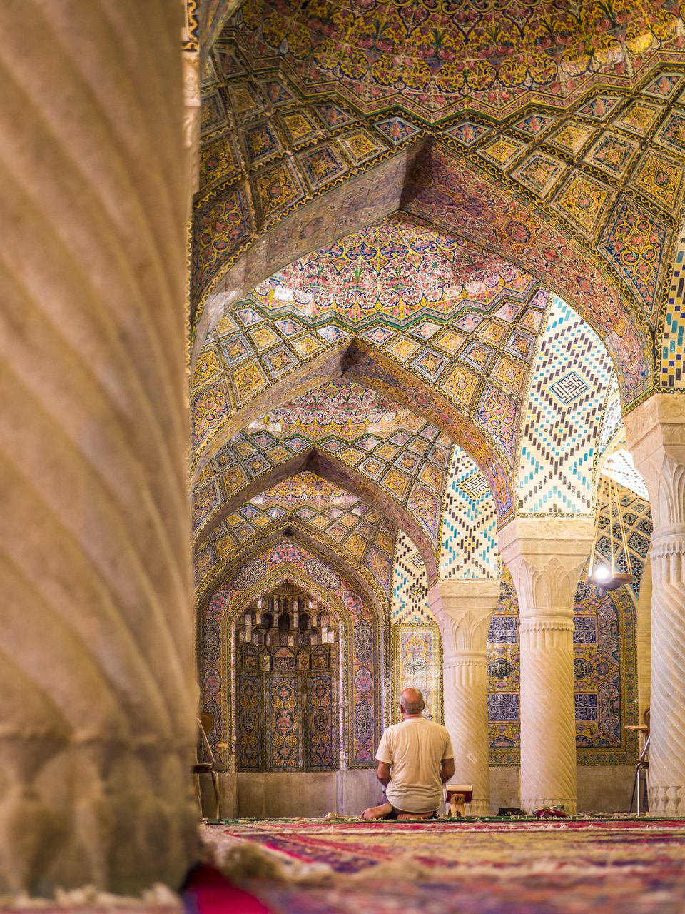 Iran, Schiras, Nasiral-Mulk-Moschee, Asien, 16.07.2014